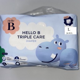 Tả quần em bé Hello B Triple care (Size L-26 )